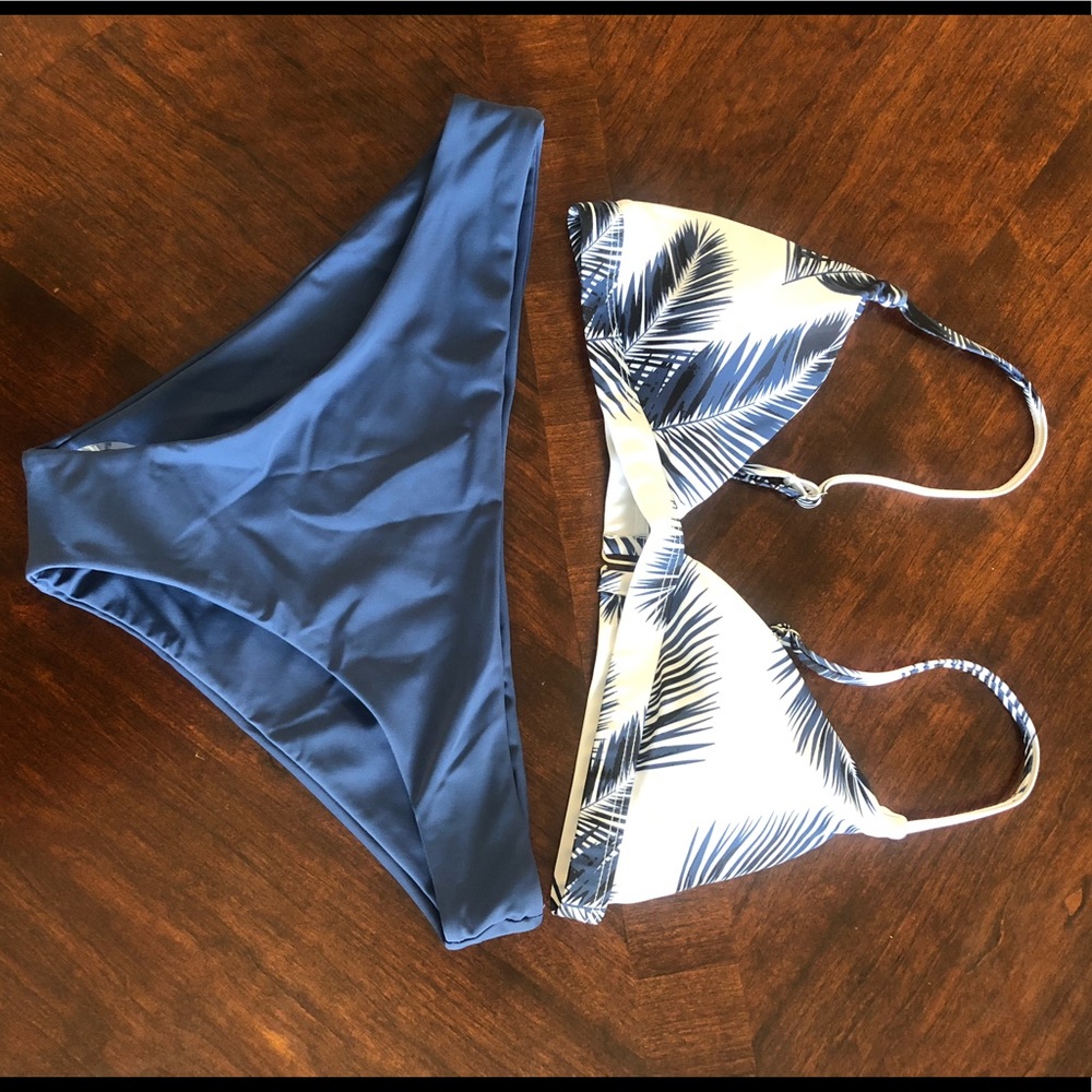 Romwe Floral Bikini